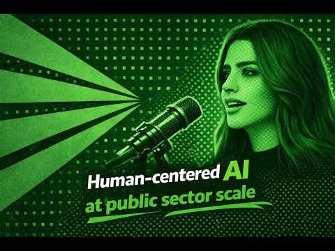 Human-centered AI at public sector scale