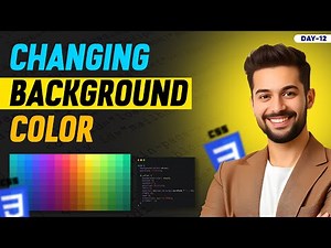 CSS Background-Color Property Explained | How to Set Background Colors in CSS | Day 12 Tutorial #css