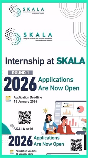  Intership at Program Skala Round 1 Tahun 2026 | Hanafi Rusli | Facebook