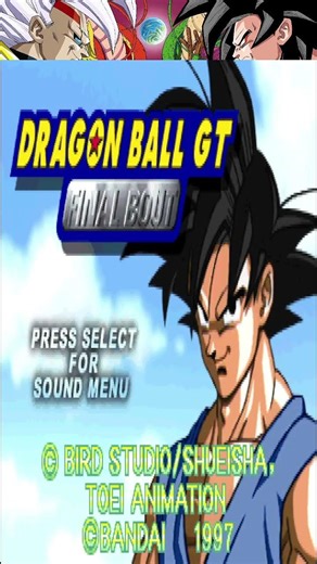 Desbloquear personajes ocultos en Dragon Ball GT Final Bout #dragonball #shorts #ps1