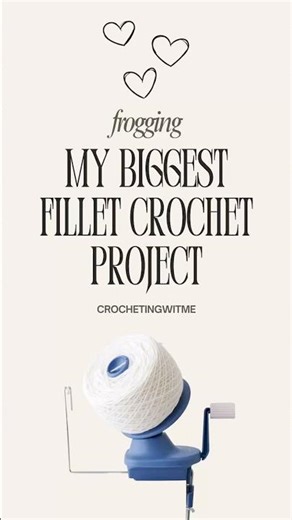 Frogging My Biggest Crochet Project Yet | The Struggle Is Real 🥲