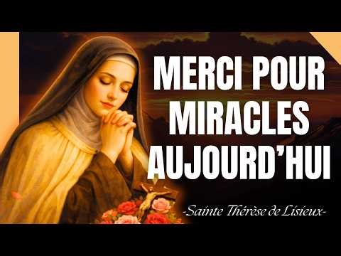 Prière du Matin avec Sainte Thérèse 🌹 Merci pour les Roses et les Miracles d’Aujourd’hui