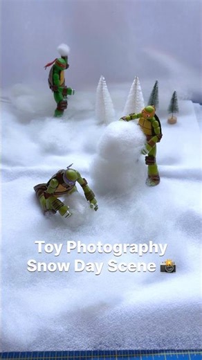 Toy Photography, Snow Day Scene, with the NECA 2012 TMNT