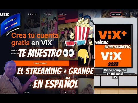 ViX Tv 𝙎𝙩𝙧𝙚𝙖𝙢𝙞𝙣𝙜: CREAR CUENTA [GRATIS] || PC y App Android