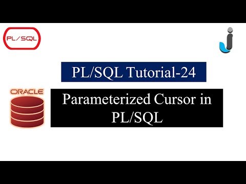 Oracle PL/SQL Tutorial 24- Parameterized Cursor in PL/SQL with Example in Hindi | Javainhand