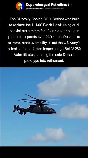 Sikorsky Boeing SB-1 Defiant flyby