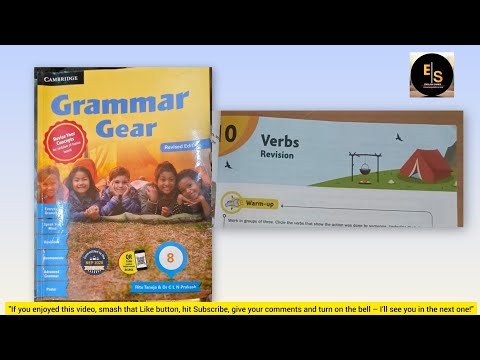 Verb Transitive and Intransitive verb English Buzzword Grammar Gear Class 8