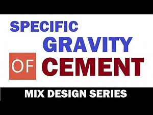 Specific Gravity of Cement by Specific Gravity Bottle at Site | Learning Civil Technology