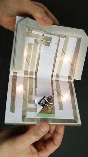 DIY Book Lamp for Kids (Simple Paper Circuit)