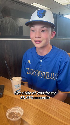 Get a bite of your frosty #wendys #frosty | frosty