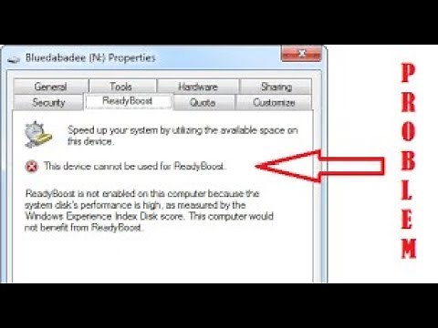 How to Fix ReadyBoost Problem | This device cannot be used for Readyboost 2022