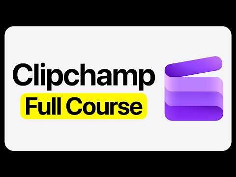 Clipchamp Video Editing Tutorial for Beginners (FULL COURSE)