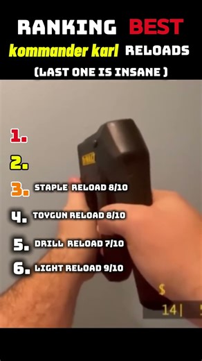 Ranking Reloads of RANDOM Items (Satisfying AF) 🔥