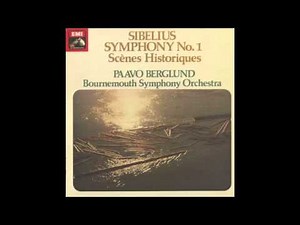 Silent Tone Record/シベリウス：交響曲1番，歴史的情景/パーヴォ・ベルグルンド/英HMV：ASD 3216/クラシック・アナログLP専門店サイレント・トーン・レコード