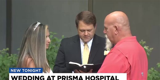 Couple ties the knot at Prisma hospital