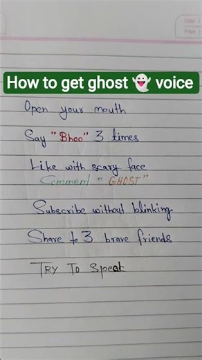 how to get ghost 👻 voice#scary #ghost #fun #super #trending #voice #love #shorts