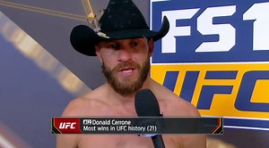 76K views · 1.5K reactions | After a massive win, Donald "Cowboy" Cerrone fights back tears talking about his son! | UFC on FOX | Facebook