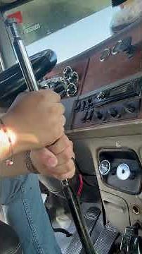 Installing a 12” shifter extension 🤘🏼 #custom #leftlanegang #peterbilt #truck #truckdriver #shorts