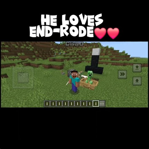 “A creeper ruined Day 4 😭” #minecraft