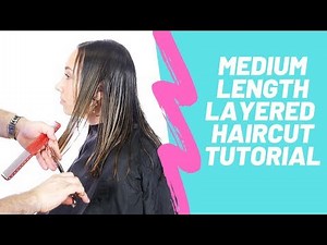 Medium Length Layers Haircut - TheSalonGuy