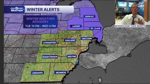 Meteorologist Dave Rexroth is tracking this storm as it goes from snow to rain and back to snow. | WXYZ-TV Channel 7