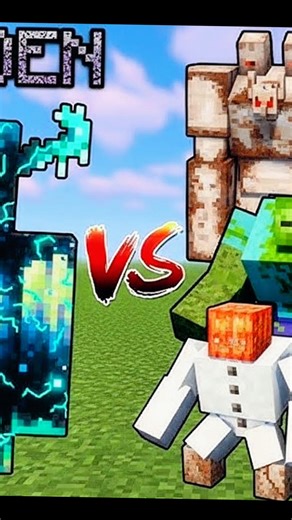 5 Warden Vs 50 Iron Golem In Minecraft #viral #shorts
