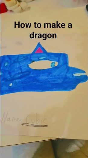 how to make your own dragon😁