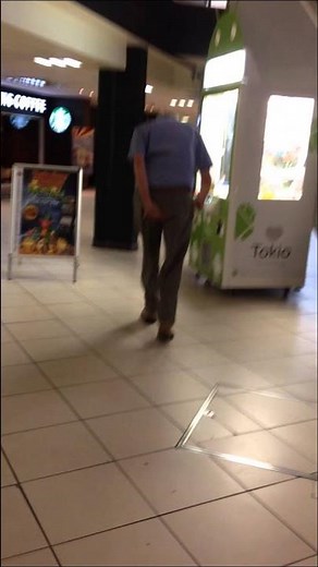 Very funny video man didn't make it to the toilet in time