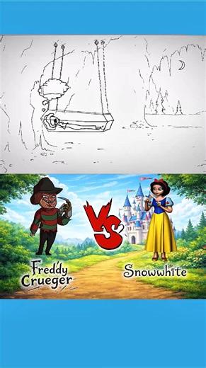 #animated #cartoon #animation #snowwhite #freddykrueger #fyp | Freddy Krueger