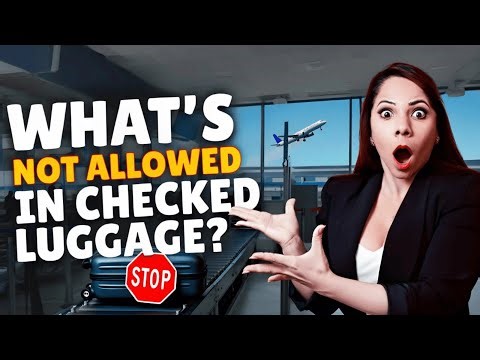 What Items Are Not Allowed in Checked Luggage? TSA Red Flag List