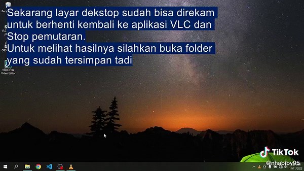 Rekam Layar Desktop dengan VLC dan OBS Studio