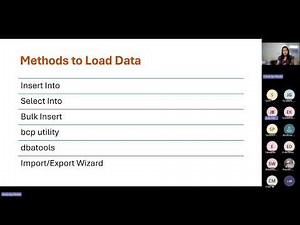 Load data faster into SQL Server tables by Haripriya Naidu