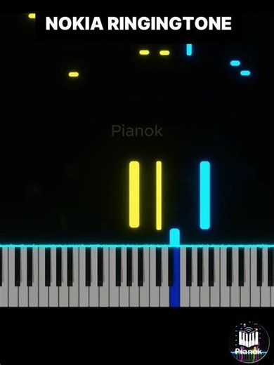 Nokia Ringtone on Piano 🎹 | Easy Tutorial #Shorts