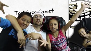 TROLLFACE QUEST + RUN 3 w_ FGTEEV Family! (Weird Riddles & Pranks & Vlog Gameplay)