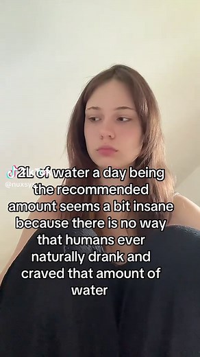 edit: i drink over 2L of water every day.. everyone's taking this so serious chill tf out #water #primaldiet #nlys