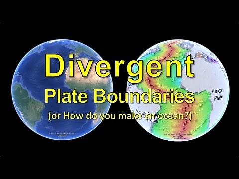 Divergent Plate Boundaries (or How do you make an ocean?)