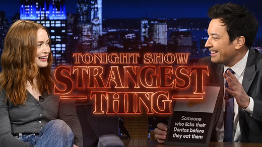 Strangest Thing w/ Sadie Sink! | The Tonight Show Starring Jimmy Fallon