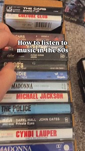 This is how we listened to music in the 80s. We picked out a cassette tape, put it into our Walkman or cassette player and pushed the play button and rocked out to our favorite music. We took tapes in our cars and our boomboxes and our Walkman too. Do you want physical media to make a comeback? . . #nostalgia #throwback #80s #physicalmedia | Recaptured80s