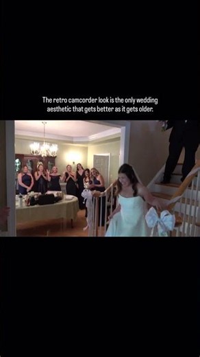Why the Retro Camcorder Aesthetic is the Best Choice for Timeless Wedding Memories
