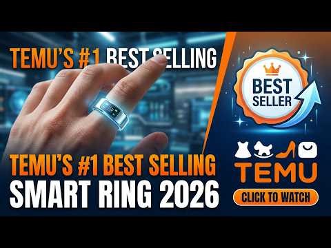 Temu's #1 Best Selling Smart Ring 2026 | Fitness Tracker with Sleep Monitor