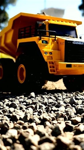 RC Dump Truck Action: Hauling & Dumping Gravel at the Construction Site! 🚧