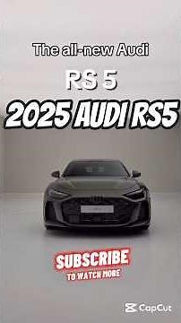 2025 Audi RS5 Review – The Ultimate Twin-Turbo V6 Beast! 🔥