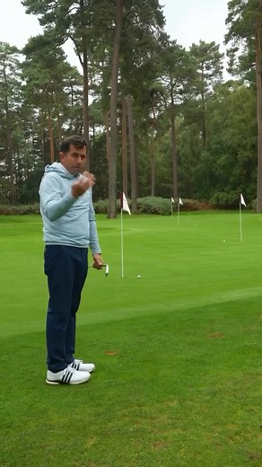 The #Release1 chip & run shot is your bread and butter short game shot, and one you should master first. It has less spin and more rollout, which makes it the perfect shot to play when you have more green to work with! . What’s great about this shot is that your technique stays EXACTLY the same each time, you only need to adjust your club selection to reach pins further away. . HOW I PLAYED THESE SHOTS: 1️⃣ Stood closer to the ball with a flat lead wrist 2️⃣ Used a 4/10 grip pressure 3️⃣ Rotated