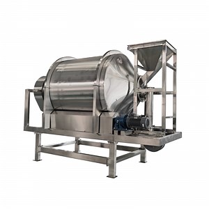 [Hot Item] Two-Dimensional Stainless Steel 304 Material Drum Seed Mixer Rotary Mixing Machine