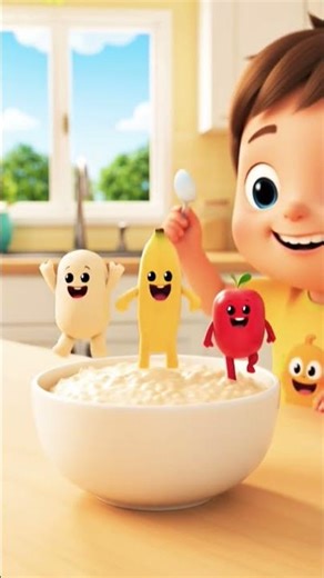 Healthy Breakfast Heroes! #eathealthy #kidscartoon