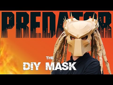 DIY Predator Mask – Make It Yourself from Cardboard or EVA Foam | Halloween Costume Idea