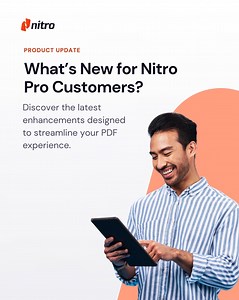 Unlock new ways to work with Nitro Pro! Explore the latest features designed to boost your productivity. https://bit.ly/4fqr1a7 Get 30% OFF Nitro Pro during our Last Chance Cyber Month sale! Exclusive offer available to a single purchase of one license of Nitro Pro, applicable only on the first year of your Nitro Pro subscription, on purchases made on GoNitro.com. https://bit.ly/3AZ8djw #Nitro #NewFeatures #Productivity | Nitro | Facebook