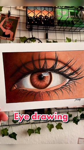 Realistic Brown Eye Drawing Tutorial | JascheyArt