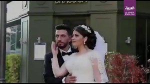Watch: A bride and groom posing for wedding pictures are swept away by the massive #Beirut explosion that shook the Lebanese capital. https://english.alarabiya.net/en/News/middle-east/2020/08/08/Watch-Beirut-explosion-sweeps-away-bride-and-groom-posing-for-wedding-pictures.html | Al Arabiya English