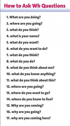 How to ask Wh questions ll Daily Use English Sentences ll Wh questions Practice ll #whquestions